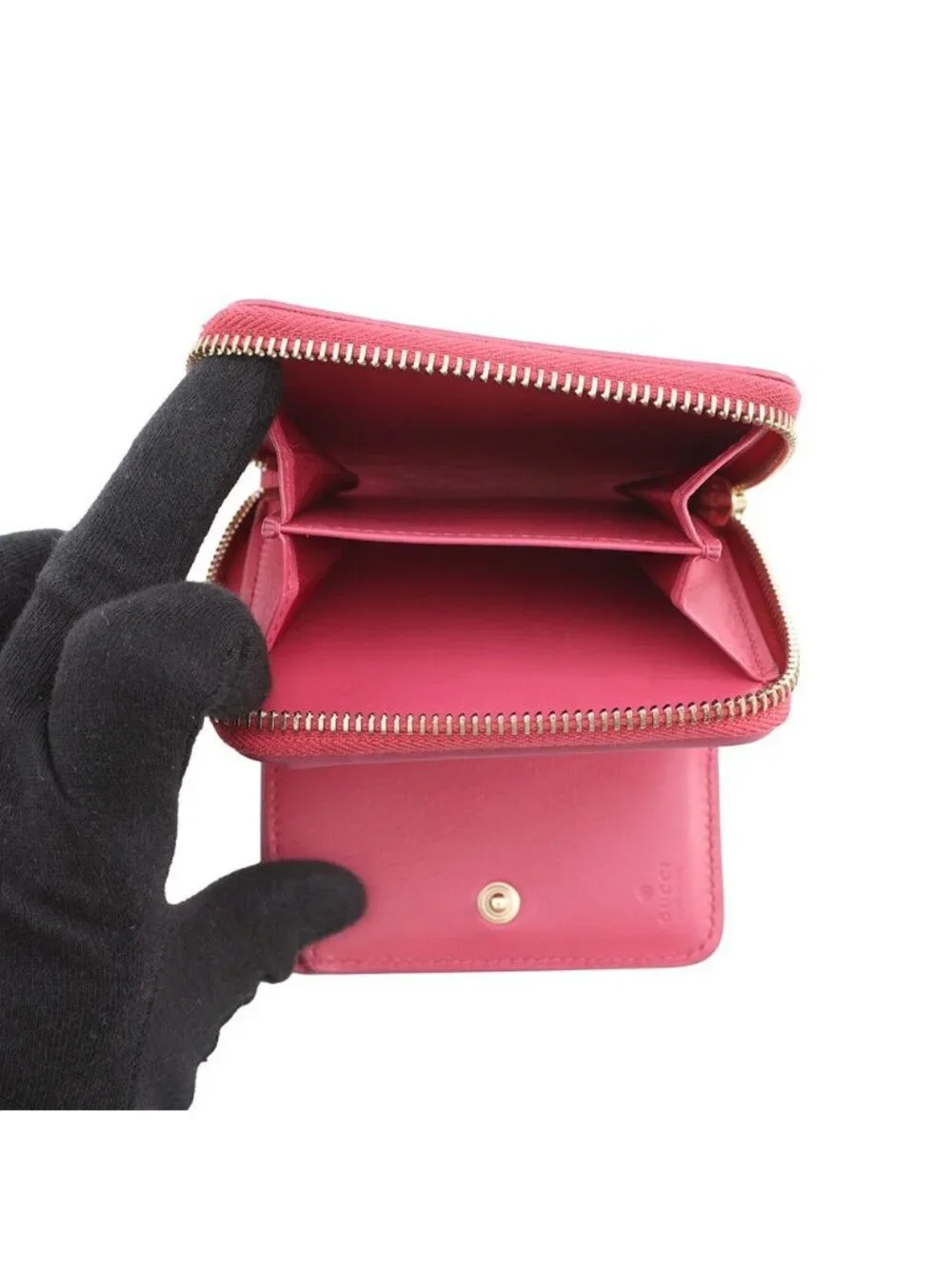 Gucci Bifold Wallet Bamboo Small Leather - Picture 6 of 10